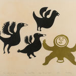 Three Artists: MYRTILLE DEMEULLES (DE MEULLES) (1941-), MÉTIS, CHURCHILL MANITOBA; GLORIA McKINNEY, CHURCHILL, MANITOBA; and JESSIE HENDERSON, CHURCHILL, MANITOBA, Three...