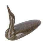 ABRAHAM NASTAPOKA (1900-1981) INUKJUAK (PORT HARRISON), Dog Head Bookends, 1960