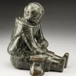 TUMIRA ASHOONA (1943-) KINNGAIT (CAPE DORSET), Inukshoo, 1964 (1964/5 #81)