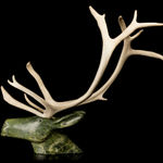 JACOB IRKOK (1937-2009) ARVIAT (ESKIMO POINT), Standing Caribou, c. late 1960s