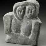 TUMIRA ASHOONA (1943-) KINNGAIT (CAPE DORSET), Inukshoo, 1964 (1964/5 #81)