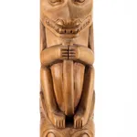 ELIZABETH NUTARAALUK AULATJUT (1914-1998) ARVIAT (ESKIMO POINT), Kayaker and Owl, c. late 1960s