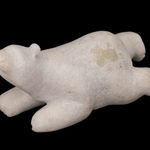 JOSEPHIE ACULIAK (1910-1968) INUKJUAK (PORT HARRISON), Curled Hare, Scenting Danger, 1960