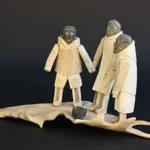 MARY KAHOOTSUAK MIKI (1920-1993) ARIVAT (ESKIMO POINT), Kneeling Woman, c. early 1970s