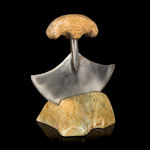 ABRAHAM NASTAPOKA (1900-1981) INUKJUAK (PORT HARRISON), Dog Head Bookends, 1960