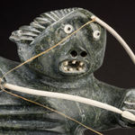 JACOB IRKOK (1937-2009) ARVIAT (ESKIMO POINT), Standing Caribou, c. late 1960s