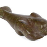 JOSEPHIE ACULIAK (1910-1968) INUKJUAK (PORT HARRISON), Curled Hare, Scenting Danger, 1960