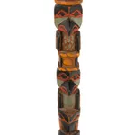 UNIDENTIFIED ARTIST, Probably PLAINS, Painted Hand Drum, late 19th century