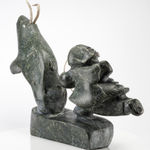 JACOB IRKOK (1937-2009) ARVIAT (ESKIMO POINT), Standing Caribou, c. late 1960s