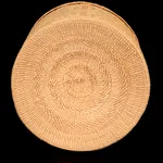 UNIDENTIFIED PUGET SOUND COAST SALISH ARTIST, Open Basket with Diamond and Rim Design, c. 1950s