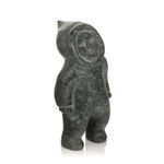 ABRAHAM NASTAPOKA (1900-1981) INUKJUAK (PORT HARRISON), Dog Head Bookends, 1960