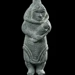 UNIDENTIFIED YUITS (SIBERIAN YU'PIK) ARTIST, Letter Opener with Head of a Woman Finial, 1970s