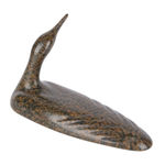 ABRAHAM NASTAPOKA (1900-1981) INUKJUAK (PORT HARRISON), Dog Head Bookends, 1960