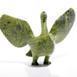 ABRAHAM ETUNGAT, R.C.A. (1911-1999) KINNGAIT (CAPE DORSET), Bird with Outstretched Wings, c. 1980