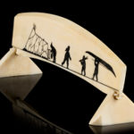 JACOB IRKOK (1937-2009) ARVIAT (ESKIMO POINT), Standing Caribou, c. late 1960s