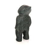 ABRAHAM NASTAPOKA (1900-1981) INUKJUAK (PORT HARRISON), Dog Head Bookends, 1960