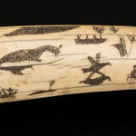 GOOTA ASHOONA (1967-) KINNGAIT (CAPE DORSET), Spirit with Hanging Janus-Face, 2000s