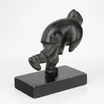 MARY KAHOOTSUAK MIKI (1920-1993) ARIVAT (ESKIMO POINT), Kneeling Woman, c. early 1970s