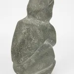 MARY KAHOOTSUAK MIKI (1920-1993) ARIVAT (ESKIMO POINT), Kneeling Woman, c. early 1970s