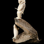 UNIDENTIFIED YUITS (SIBERIAN YU'PIK) ARTIST, Letter Opener with Head of a Woman Finial, 1970s