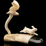 JACOB IRKOK (1937-2009) ARVIAT (ESKIMO POINT), Standing Caribou, c. late 1960s