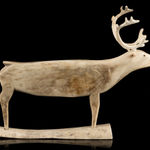 JACOB IRKOK (1937-2009) ARVIAT (ESKIMO POINT), Standing Caribou, c. late 1960s