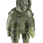 ABRAHAM NASTAPOKA (1900-1981) INUKJUAK (PORT HARRISON), Dog Head Bookends, 1960