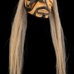 ABRAHAM NASTAPOKA (1900-1981) INUKJUAK (PORT HARRISON), Dog Head Bookends, 1960