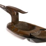 UNIDENTIFIED YUITS (SIBERIAN YU'PIK) ARTIST, Letter Opener with Head of a Woman Finial, 1970s