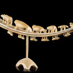 JACOB IRKOK (1937-2009) ARVIAT (ESKIMO POINT), Standing Caribou, c. late 1960s