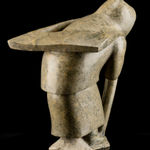 JACOB IRKOK (1937-2009) ARVIAT (ESKIMO POINT), Standing Caribou, c. late 1960s