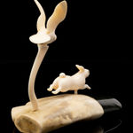 JACOB IRKOK (1937-2009) ARVIAT (ESKIMO POINT), Standing Caribou, c. late 1960s