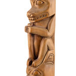 ELIZABETH NUTARAALUK AULATJUT (1914-1998) ARVIAT (ESKIMO POINT), Kayaker and Owl, c. late 1960s