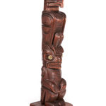 UNIDENTIFIED YUITS (SIBERIAN YU'PIK) ARTIST, Letter Opener with Head of a Woman Finial, 1970s