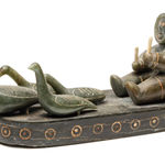 JACOB IRKOK (1937-2009) ARVIAT (ESKIMO POINT), Standing Caribou, c. late 1960s