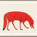 TOONOO SHARKY (1970-) KINNGAIT (CAPE DORSET), Alighting Bird, 2001