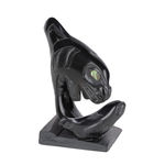 ABRAHAM NASTAPOKA (1900-1981) INUKJUAK (PORT HARRISON), Dog Head Bookends, 1960