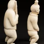 CECILIE KLEIST (1949-) GREENLAND, Man and Woman, early 1970s