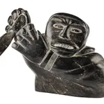TUMIRA ASHOONA (1943-) KINNGAIT (CAPE DORSET), Inukshoo, 1964 (1964/5 #81)