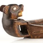 ELIZABETH NUTARAALUK AULATJUT (1914-1998) ARVIAT (ESKIMO POINT), Kayaker and Owl, c. late 1960s