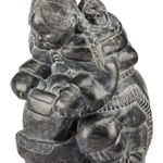 UNIDENTIFIED ARTIST, POSSIBLY IGLOOLIK, Reclining Sea Goddess, mid 1960s