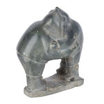 ABRAHAM NASTAPOKA (1900-1981) INUKJUAK (PORT HARRISON), Dog Head Bookends, 1960