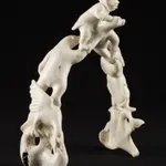 UNIDENTIFIED ARTIST, POSSIBLY IGLOOLIK, Reclining Sea Goddess, mid 1960s