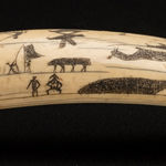 GOOTA ASHOONA (1967-) KINNGAIT (CAPE DORSET), Spirit with Hanging Janus-Face, 2000s