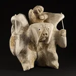 UNIDENTIFIED ARTIST, POSSIBLY IGLOOLIK, Reclining Sea Goddess, mid 1960s