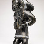 UNIDENTIFIED ARTIST, POSSIBLY IGLOOLIK, Reclining Sea Goddess, mid 1960s