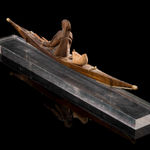 UNIDENTIFIED YUITS (SIBERIAN YU'PIK) ARTIST, Letter Opener with Head of a Woman Finial, 1970s