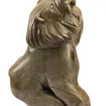 GOOTA ASHOONA (1967-) KINNGAIT (CAPE DORSET), Spirit with Hanging Janus-Face, 2000s