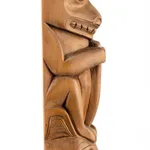 ELIZABETH NUTARAALUK AULATJUT (1914-1998) ARVIAT (ESKIMO POINT), Kayaker and Owl, c. late 1960s