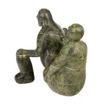 UNIDENTIFIED NUU-CHAH-NULTH ARTIST, Two Model Totem Poles, c. 1930s / 1940s